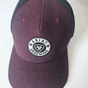 Ariat Men's Burgundy Cap